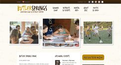 Desktop Screenshot of butlersprings.com